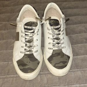 W497 Vintage Havana White Camo Women's Grande Sneaker Shoes Size 8.5 M